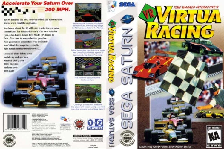 Virtua Racing - Sega Saturn | VideoGameX